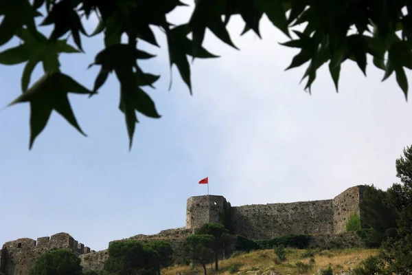 Παλιό Φρούριο Σκόδρα Κάστρο Ροζάφα Μια Ηλιόλουστη Μέρα Του Καλοκαιριού — Φωτογραφία Αρχείου