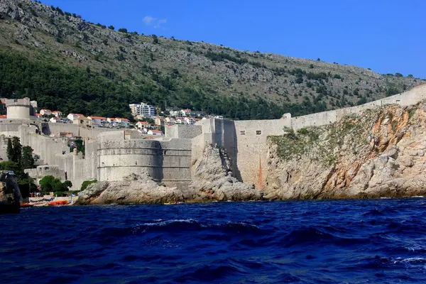 Wyspa Lokrum Nad Adriatykiem Pobliżu Dubrownika Chorwacja Piękna Błękitna Woda — Zdjęcie stockowe