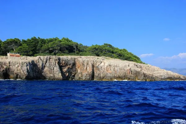 Lokrum Island Adriatic Sea Dubrovnik Croatia Beautiful Blue Water Adriatic — Stock Photo, Image