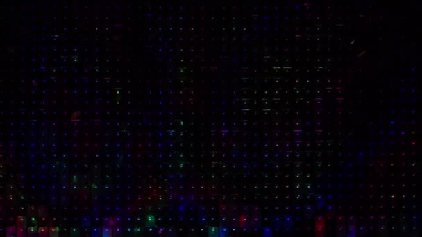 Абстрактний Фон Диско Рухоме Світло Відображення Відблиски Концепція Музики Вечірки — стокове відео