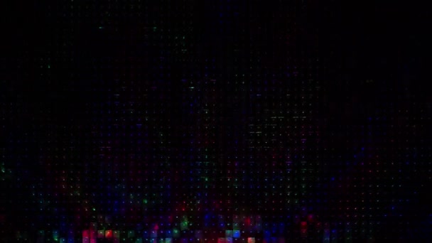 Abstracte Disco Achtergrond Bewegend Licht Reflecties Verblinding Het Concept Van — Stockvideo
