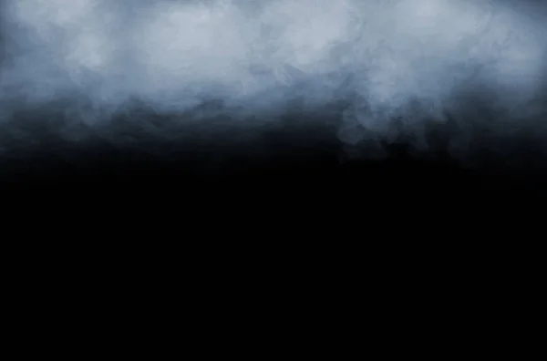 Smoke Black Background Fog Steam Abstract Dark Texture Pattern — Stock Photo, Image