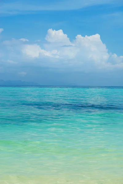 Idyllic View Ocean Sky Blue Sea Background Phuket Thailand Concept Zdjęcia Stockowe bez tantiem