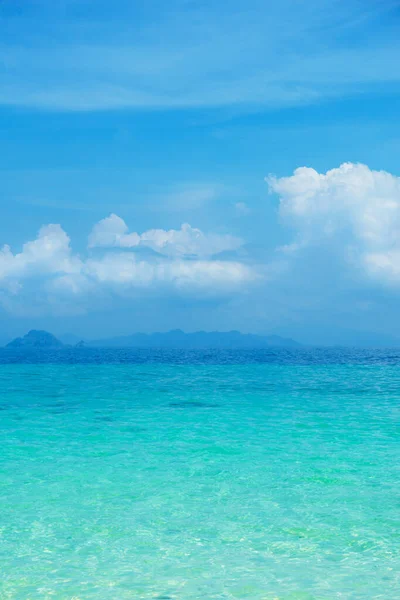 Idyllic View Ocean Sky Blue Sea Background Phuket Thailand Concept — ストック写真