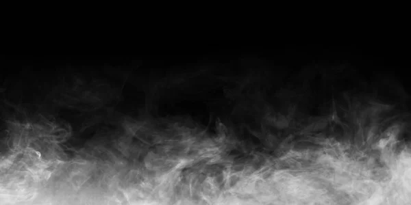 Streszczenie Tekstury Dymu Czarnym Tle Mgła Ciemności — Zdjęcie stockowe