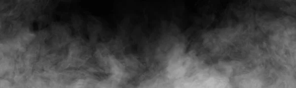 Struttura Astratta Del Fumo Sfondo Nero Nebbia Nel Buio — Foto Stock
