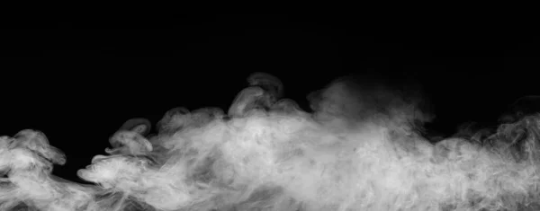 Smoke Black Background Fog Steam Abstract Dark Texture Pattern — Photo