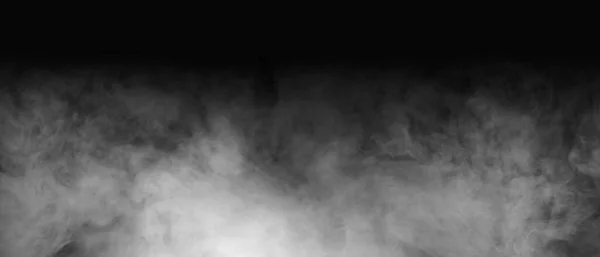 Textura Humo Abstracta Sobre Fondo Negro Niebla Oscuridad —  Fotos de Stock