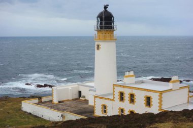 Rua Reidh Deniz Feneri Melvaig, Gairloch, İskoçya yakınlarındaki. İskoçya 'nın kuzey batı kıyısındaki bu güzel ve ücra yerin yüksek kaliteli görüntüsü..
