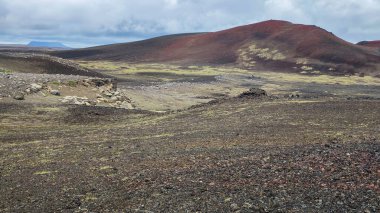 İzlanda adasındaki kırsal alan