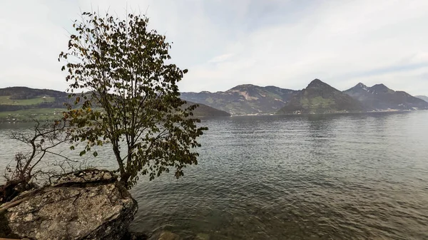 Озеро Беккенрид Швейцарских Альпах — стоковое фото