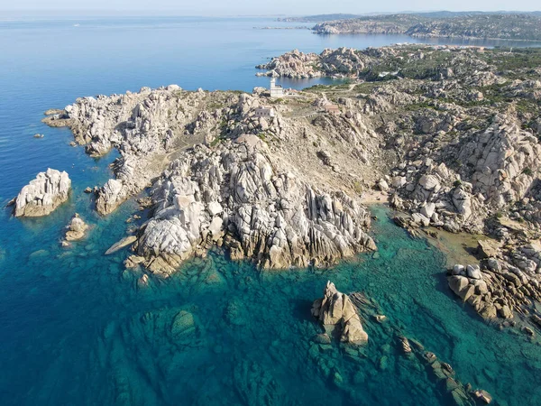 Drone View Capo Testa Santa Teresa Gallura Sardinia Italy — стокове фото