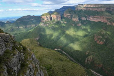 Drone view at Blyde river canyon on South Africa