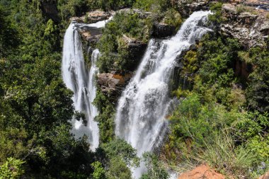 View at Lisbon waterfall near Graskop on South Africa