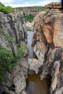 River Blyde at Bourke's Luck potholes on South Africa