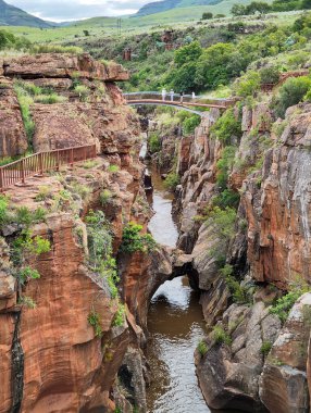 River Blyde at Bourke's Luck potholes on South Africa