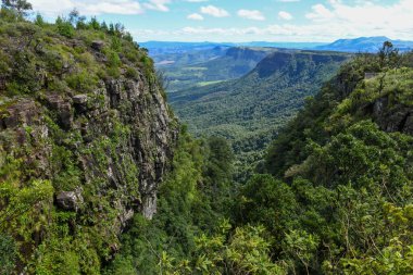 Landscape view at God's window on South Africa
