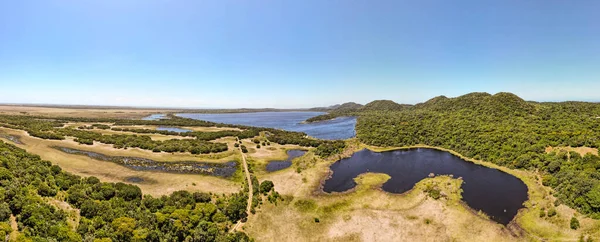 南アフリカ共和国イスマンガリソ湿地公園の景観 — ストック写真