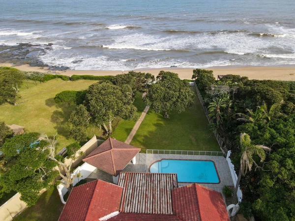 Vista Drone Praia Shelly África Sul — Fotografia de Stock