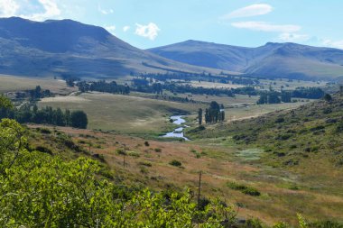 Güney Afrika 'da Hogsback yakınlarındaki kırsal alan.