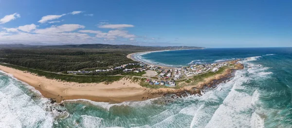 Drone View Village Buffalo Bay South Africa — Stock Photo, Image