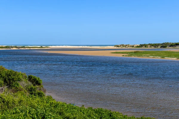 Pohled Pláž Buffalo Bay Jižní Africe — Stock fotografie