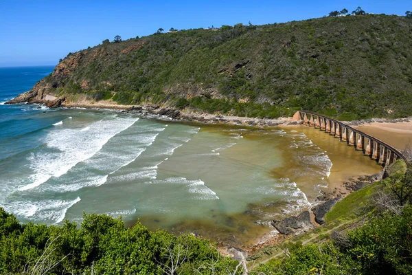 Blick Auf Den Strand Von Wilderness Südafrika — Stockfoto