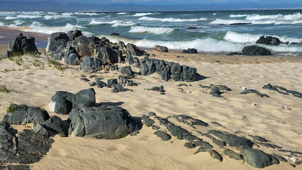 Вид Пляж Бухты Джеффри Южной Африке — стоковое фото