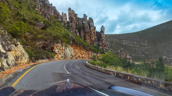 Barrydale Sydafrika Januari 2023 Rolls Royce Cirkulerar Väg Nära Barrydale — Stockfoto
