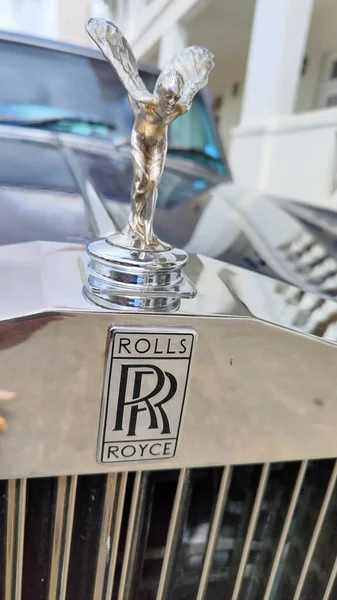 Barrydale Jihoafrická Republika Ledna 2023 Logo Značky Rolls Royce Auto — Stock fotografie