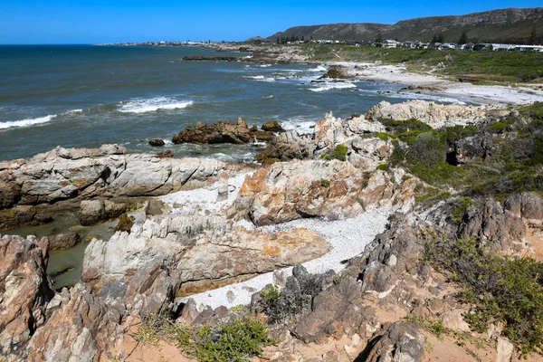 Vista Costa Hermanus África Sul — Fotografia de Stock