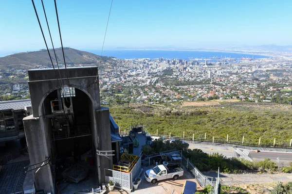 Cape Town South Africa February 2023 Cable Car Wey Table — Stock Photo, Image