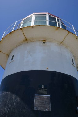 Güney Afrika 'daki Cape Point deniz fenerine bakın.