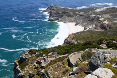 Güney Afrika 'daki Cape Point sahiline bakın.