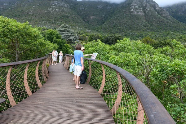 南アフリカのケープタウン 2023年2月5日 南アフリカのケープタウンにあるキルステンボス植物園の人々 — ストック写真