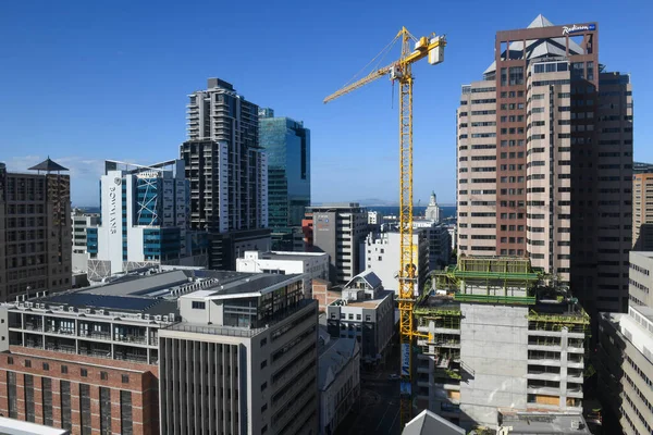 Caqpe Town South Africa February 2023 Skyline Skyscraper Construction Cape — Stock Photo, Image