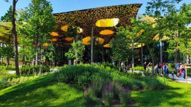 Budapeşte, Macaristan - 20 Mayıs 2023: Macaristan 'daki Budapeşte Müzik Evi' nde