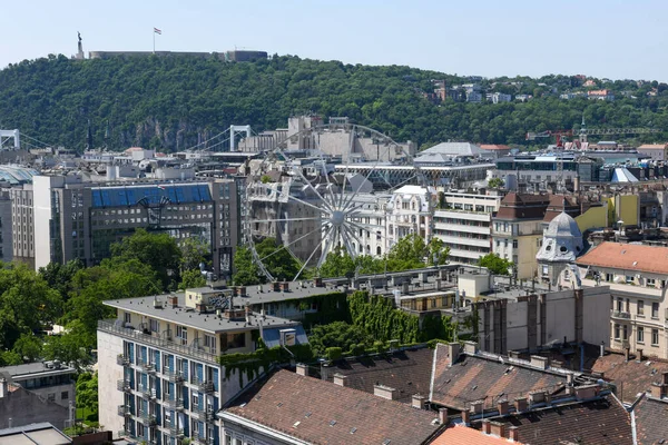 Uitzicht Vanaf Sint Stefanusbasiliek Boedapest Hongarije — Stockfoto