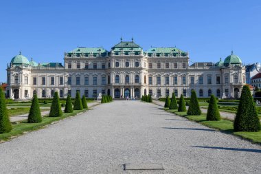Avusturya 'daki Belvedere Şatosu' nda görüş