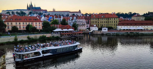 Прага Чехия Июня 2023 Года Парусный Спорт Праге Чешской Республике — стоковое фото