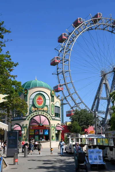Vienne Autriche Juin 2023 Vue Parc Attractions Prater Vienne Sur — Photo