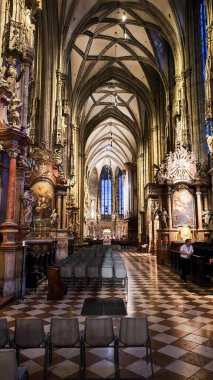 Viyana, Aurtria - 27 Haziran 2023: Viyana 'daki St. Stephans Katedrali