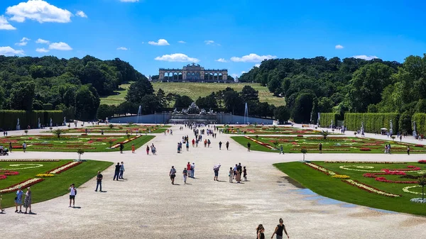 Wien Österreich Juni 2023 Blick Den Garten Von Schloss Schönbrunn — Stockfoto
