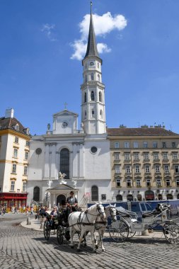 Viyana, Avusturya - 29 Haziran 2023: Avusturya 'daki İmparatorluk Sarayı