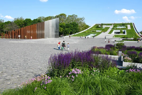 Budapeşte, Macaristan - 20 Mai 2023: Macaristan 'da Budapeşte' deki etnografi ve devrim anıtı müzesi