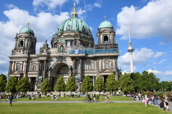 Berlín Německo Června 2023 Pohled Berlínskou Katedrálu Německu — Stock fotografie