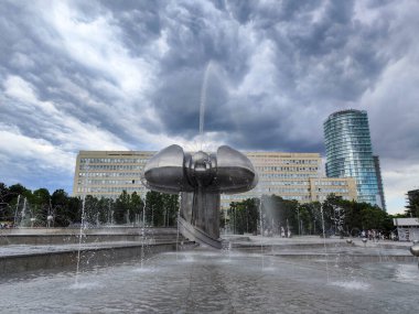 Bratislava, Slovakya - 28 Haziran 2023: Slovakya 'daki Bratislava Özgürlük Meydanı