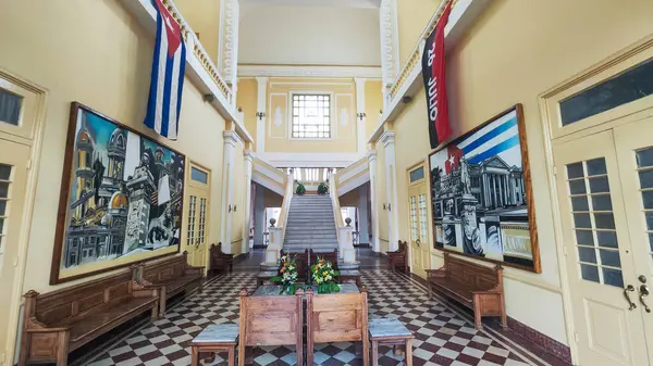 Cienfuegos Cuba Agosto 2023 Interni Del Governo Provinciale Cinfuegos Cuba — Foto Stock