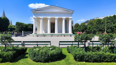 Viyana, Avusturya - 29 Haziran 2023: Avusturya Viyana 'nın merkezinde bulunan Theseus Tapınağı