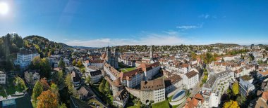 İsviçre 'deki St. Gall Manastırı' nda İHA görüntüsü